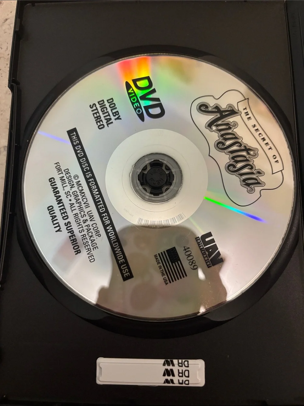 The Secret of Anastasia DVD - Animated Family Movie (Purple)